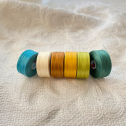 Buy Plain Floss on a Bobbin, Waxed Nylon, 78yds at The Surf Haberdashery