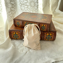 Buy a Cotton Drawstring Bag, Small, 4.25” x 5.25” at The Surf Haberdashery