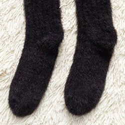 Buy Warm Fuzzy Socks, For Small to Medium Feet in Black at The Surf Haberdashery