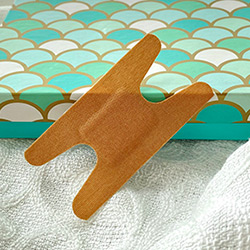Buy Fabric Bandaids, Knuckle, Pack of 10 in an Aqua Armour Box, 1.5” x 3” at The Surf Haberdashery